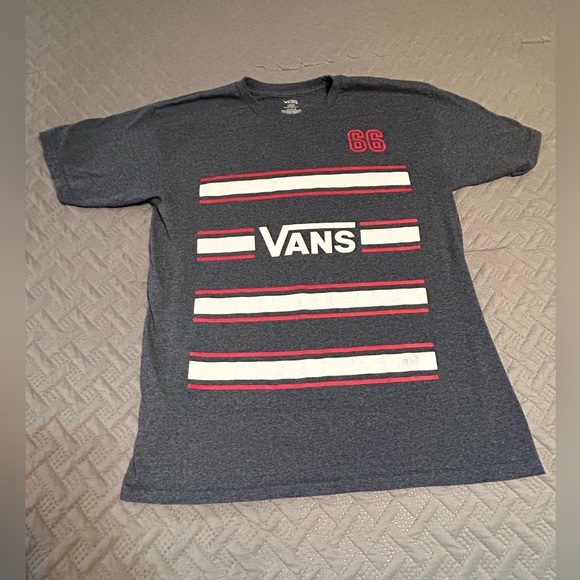 Vans Blue, Red, and White Mens L Soft T-Shirt - Picture 1 of 7